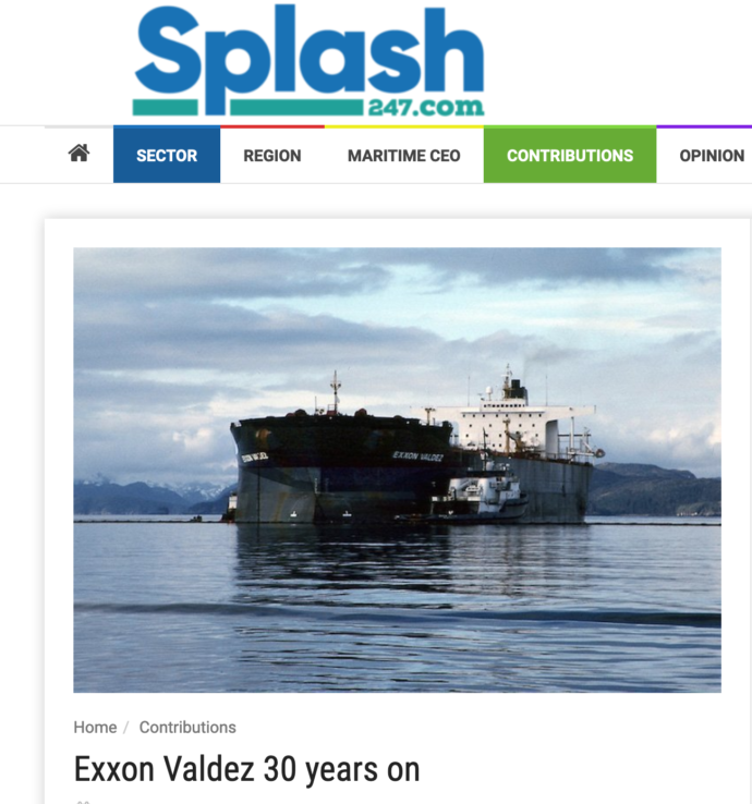 Exxon Valdez 30 Years On