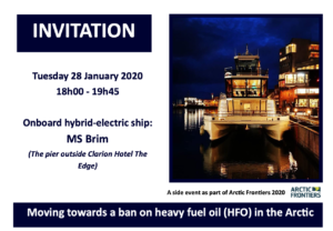 “Moving towards a ban on heavy fuel oil (HFO) in the Arctic