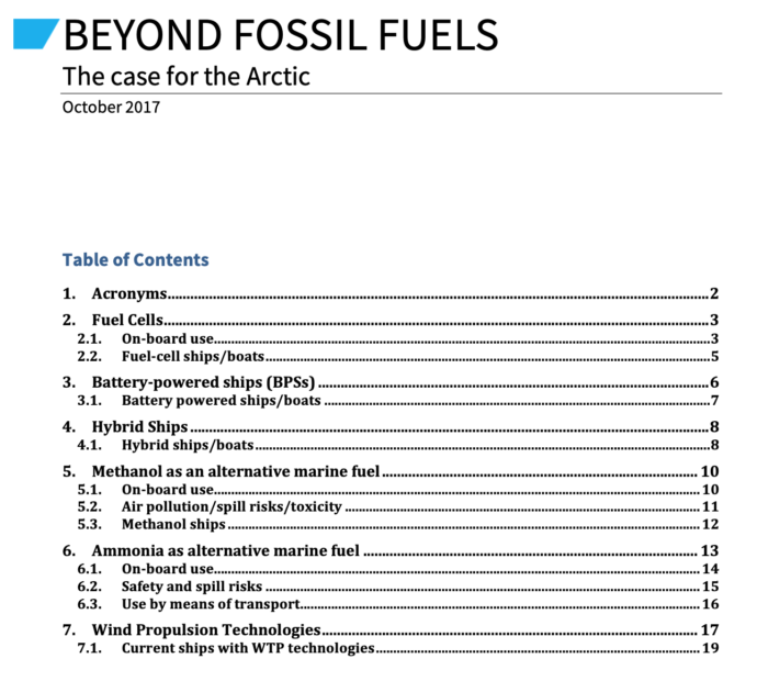 Beyond Fossil Fuels: The Case for the Arctic