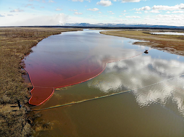 Oil Spill Siberia -Photo WWF