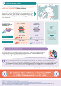 Do not delay a ban on the use and carriage of HFO as fuel by Arctic shipping