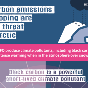 Black carbon emissions are a special threat to the Arctic from ships are